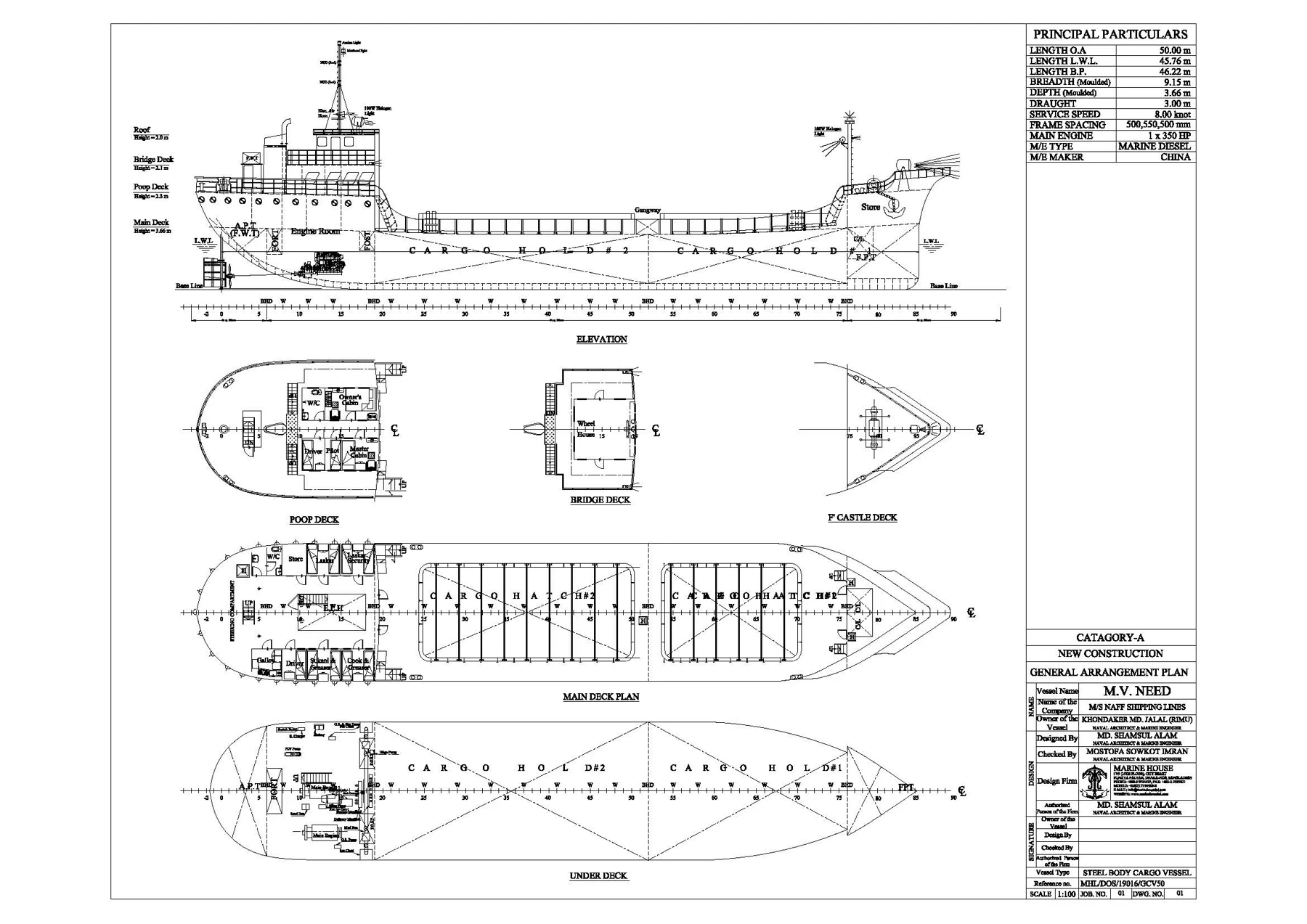 50 M Cargo Vessel (Need)